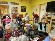 Vánoční vystoupení v Domově důchodců Luštěnice